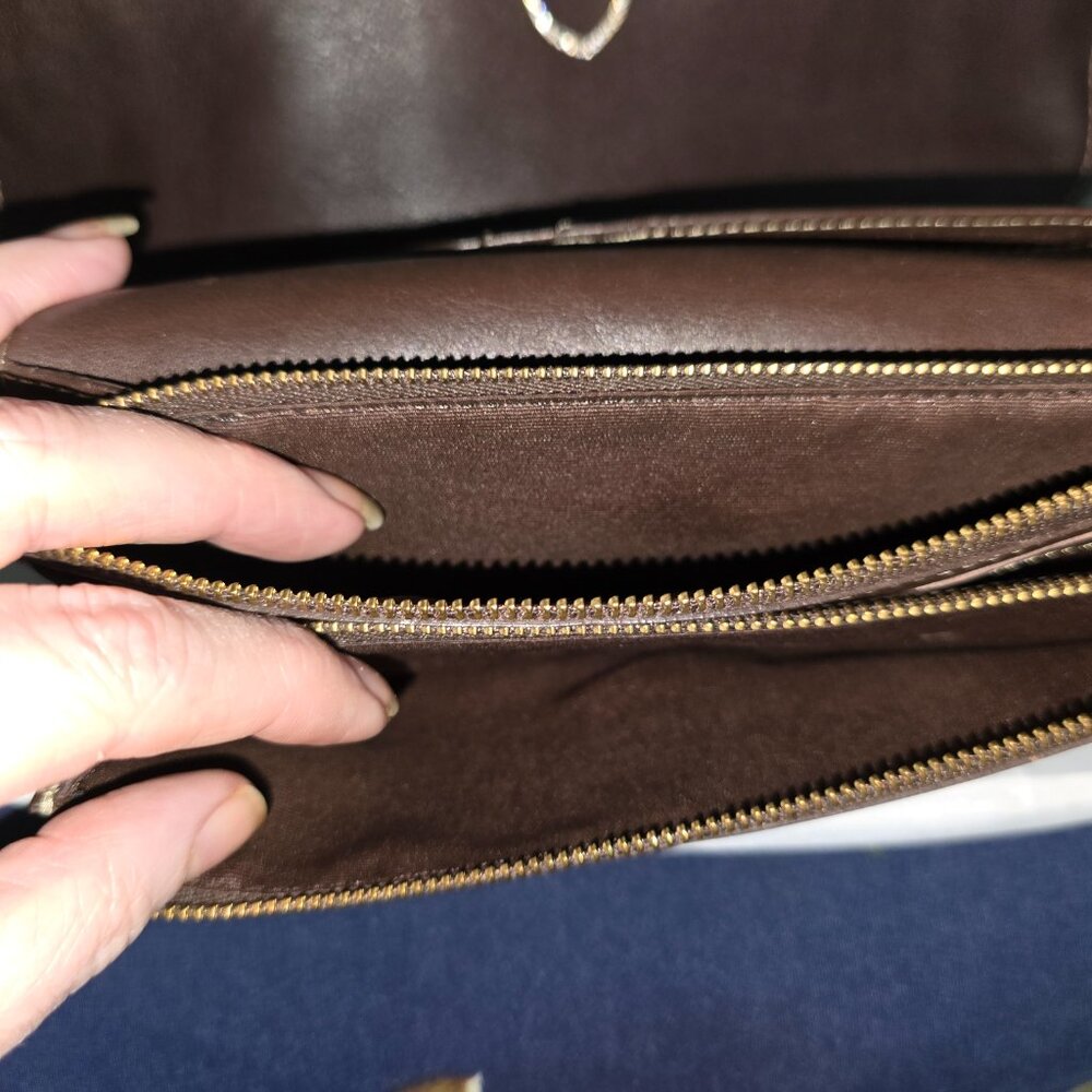 Beautiful Coach Carly Chestnut leather bag - NWOT with Gorgeous Leather Wallet - Picture 14 of 14